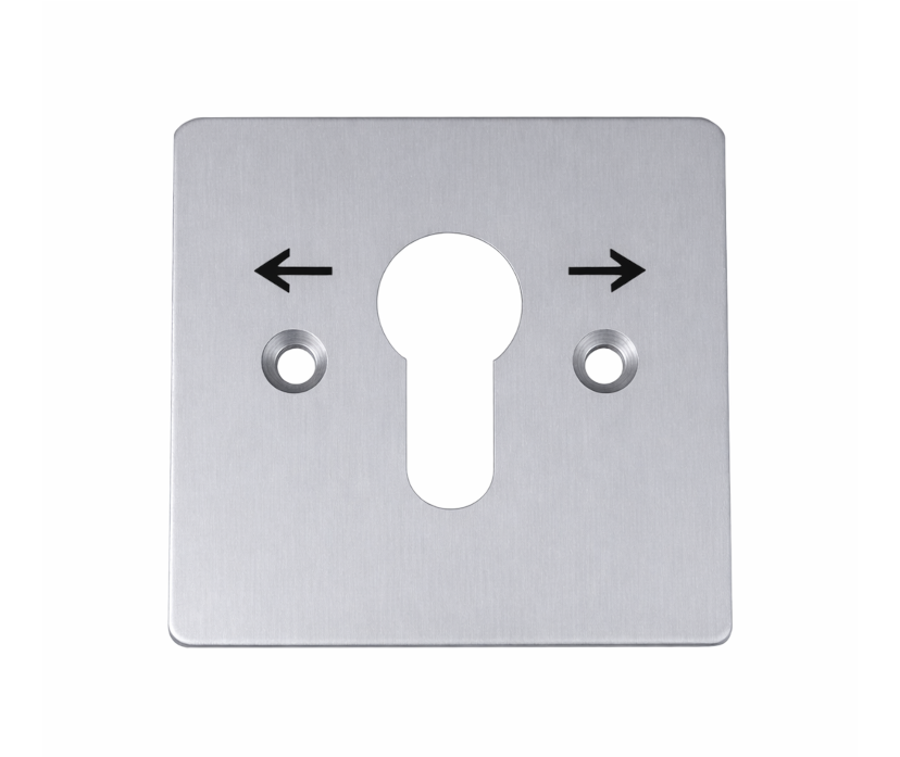 Frontplatte mit Pfeilen links/rechts für Unterputz-Schlüsselschalter 110016