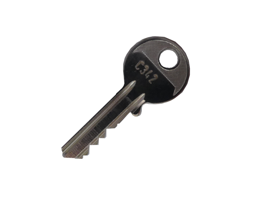 Sleutel C342 voor RVS straatkast 400435 & 400580 & 400300 Sleutel C342 voor RVS straatkast 400435 & 400580 & 400300