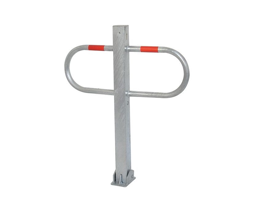 Verzinkter Parkbügel mit Europrofilzylinder Verzinkter Parkbügel mit Europrofilzylinder