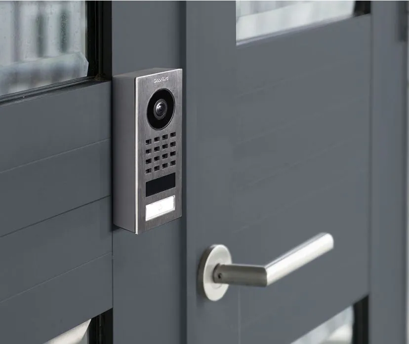IP-Video Türsprechanlage-Set DoorBird D1101V Aufputz Edelstahl, 1 Drucktaste