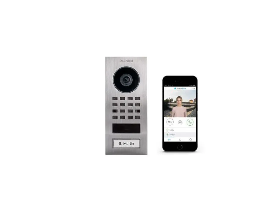 IP-Video Türsprechanlage-Set DoorBird D1101V Aufputz Edelstahl, 1 Drucktaste IP-Video Türsprechanlage-Set DoorBird D1101V Aufputz Edelstahl, 1 Drucktaste