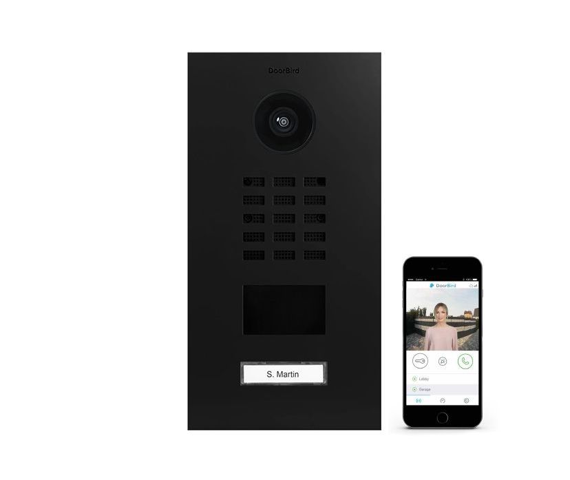 DoorBird IP Video-Türsprechanlage IP D2101V Edelstahl Graphitschwarz DoorBird IP Video-Türsprechanlage IP D2101V Edelstahl Graphitschwarz