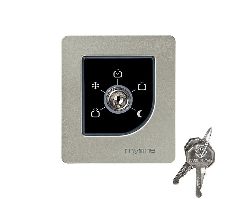 Wahlschalter mit Schlüssel für Schiebetür