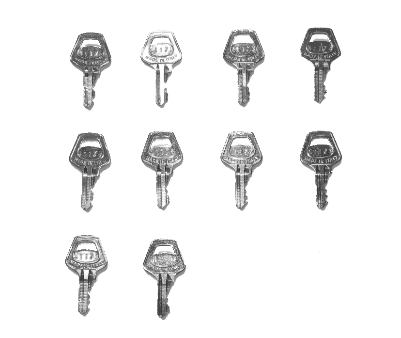 Set sleutels BENINCA code 1171 t/m 1180 (10 stuks) Set sleutels BENINCA code 1171 t/m 1180 (10 stuks)