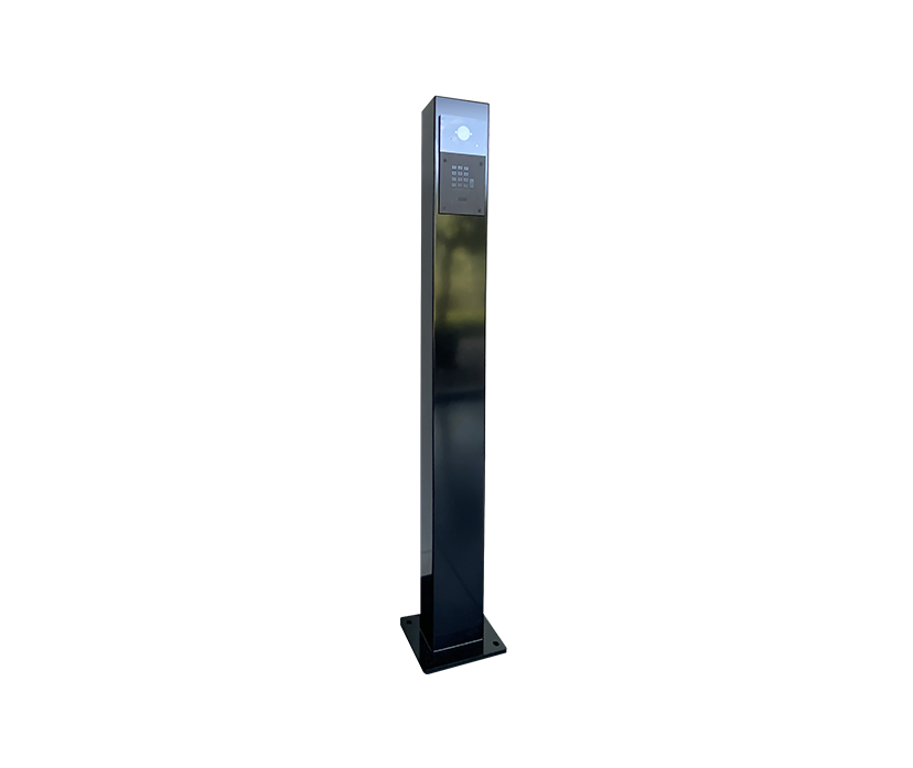 Anmeldesäule Fasttel RAL9005 1300x140x80 mm Anmeldesäule Fasttel RAL9005 1300x140x80 mm