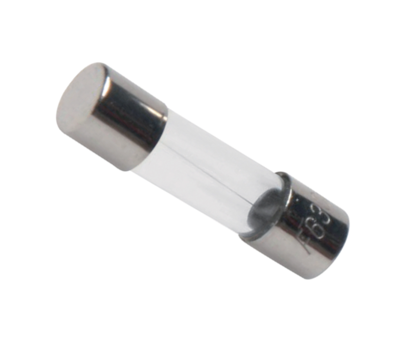 Glas-Sicherung 6,3A(F), 250V Glas-Sicherung 6,3A(F), 250V