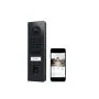 DoorBird IP-Video-Türsprechanlage D1101FV Aufputz Edelstahl Graphitschwarz, Fingerscanner