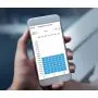 DoorBird IP-Video-Türsprechanlage D1101FV Aufputz Edelstahl Graphitschwarz, Fingerscanner