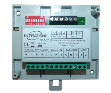RF-Empfänger INTRATONE 868 MHz, 2-Kanal, externe Antenne