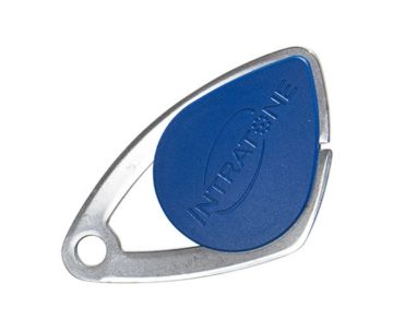 Intratone Transponderschlüssel Edelstahl blau