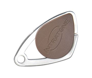 Intratone Transponderschlüssel Edelstahl braun