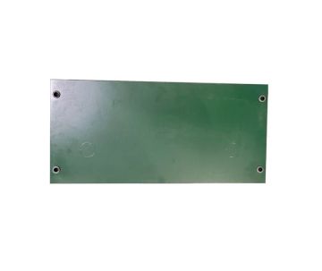 Grundplatte für Gaszählerschrank G4/G6 Edelstahl RAL6009