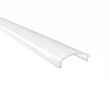 Transparenter Einsatz für Aluminium Schrankenbaum DIVA.5