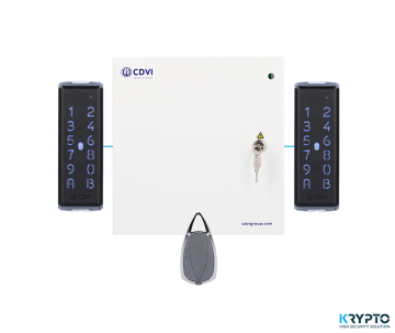 KIT ATRIUM KRYPTO A22K mit 2x K4-Lesegerät schwarz und 10x MetalD Tag EV2