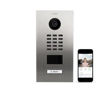 IP-Video Türsprechanlage-Set DoorBird D2101V Edelstahl, 1 Drucktaste