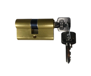 Europrofil-Zylinder mit zwei Schlüsseln für Entriegelungsarm SB.DUIT.K