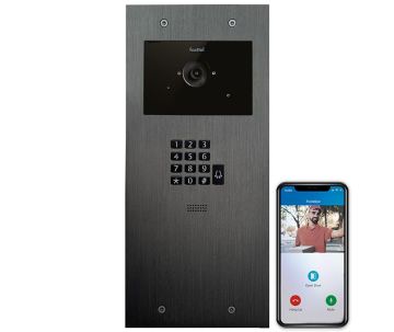 Video Türsprechlagen IP Large Fasttel FT600VK-L, 1 Klingeltaste, Codetaster