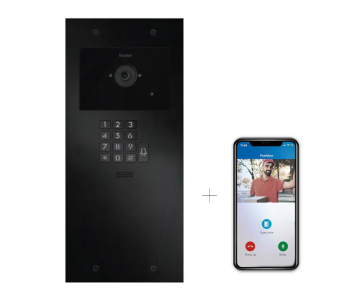 Video Türsprechlagen IP Large Fasttel FT600VK-L, 1 Klingeltaste, Codetaster