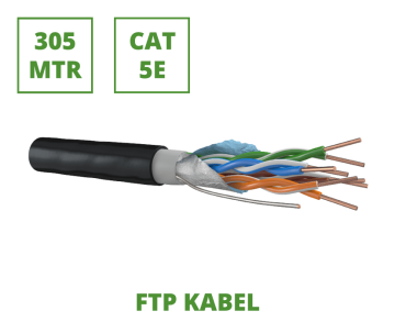 Outdoor FTP Netzwerkkabel 305 mtr. CAT5E / abgeschirmt