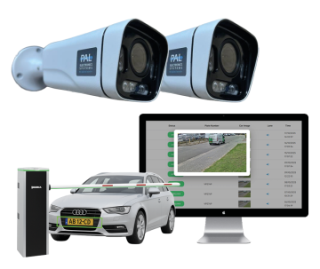 Kennzeichenerkennung set 2 Kameras – Plug & Play, inkl. Software