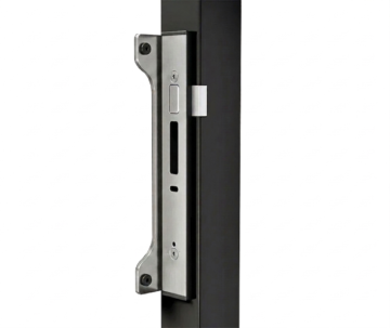 Locinox elektrischer Einbau-Anschlag UNILEC-C-E – silber – mit Schlagplatte