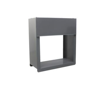 Kabelverteilerschrank Fundament für 400800(H) Edelstahl RAL7037