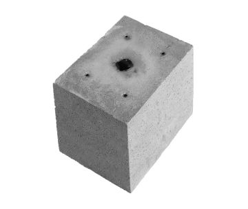 Vorgefertigter Betonsockel für Schranke EVA.5 und LIMIT 4