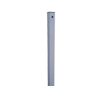 Ständer für Impulsgeber RAL 9006 – einbetonierbar