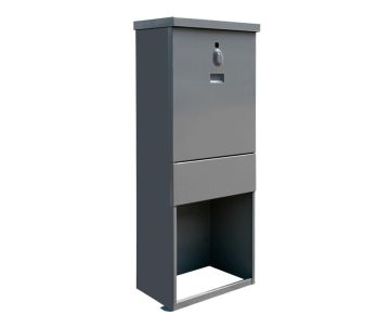 Kabelverteilerschrank Edelstahl inkl. Sockel - mittel