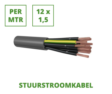 GL.CABLE Kabel 12x1,5 für SPARTACUS & MAXIMUM Verkehrspoller, pro Meter