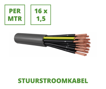 GL.CABLE Kabel 16x1,5 für SPARTACUS & MAXIMUM Verkehrspoller, pro Meter