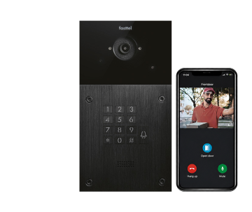 Video-Türsprechanlage IP Fasttel FT600VKK, 1 Klingeltaste, Codetaster