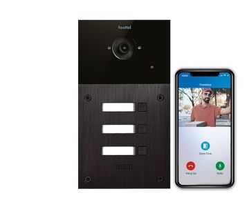 Video-Türsprechanlage IP Fasttel FT600SIPVC-3, 3 Klingeltasten